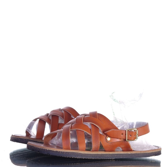 Mens Size 10 Leather Sandals New Old Stock SEARS